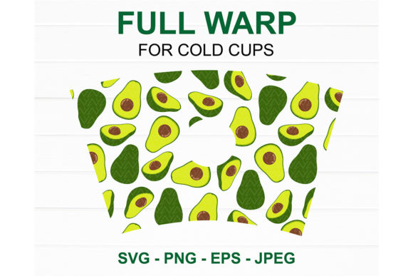 Avocado Starbucks Cup SVG