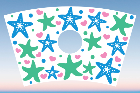 Bleach Starfish Starbucks Wraps Cup SVG