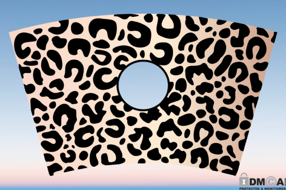 Cheetah Leopard Print Starbucks Cup SVG