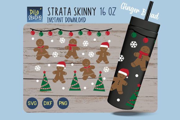Christma Ginger Bread Strata SVG PNG