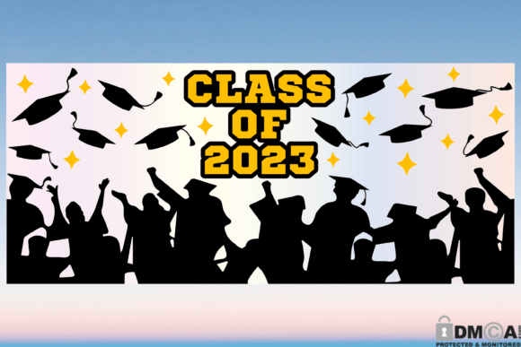 Class of 2023 16oz Libbey Glass Wrap SVG