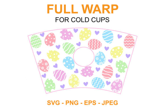 Easter Eggs Starbucks Cup SVG