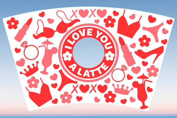Funny Valentines Day Starbucks Cup Svg