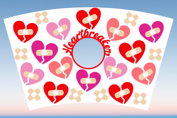 Heartbreaker Valentine Starbucks Cup SVG