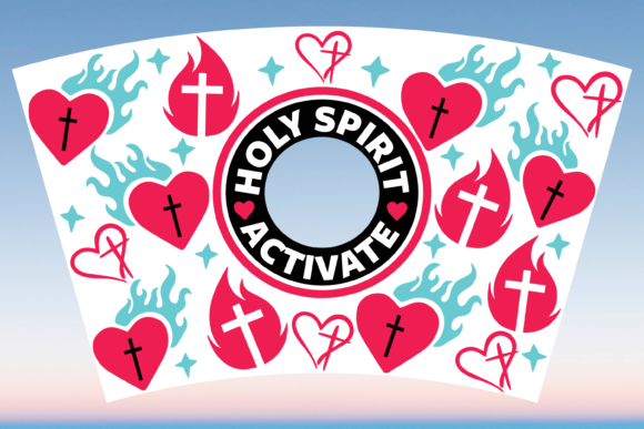 Holy Spirit Activate Starbucks Cup SVG