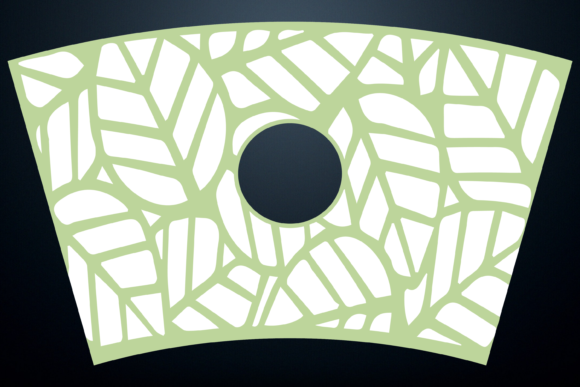 Leaves Plant Tropical Starbucks Cup SVG