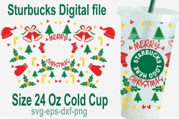 Merry Christmas Tumbler, 24 Oz Cold Cup