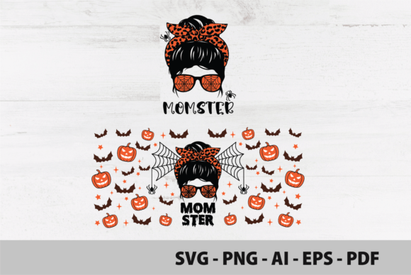 Momster SVG, Libbey Glass Wrap SVG