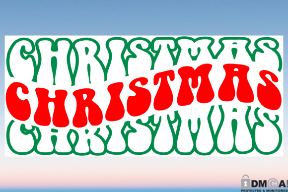 Retro Christmas SVG