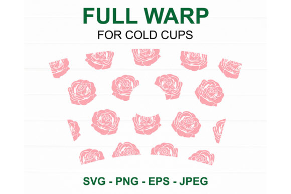 Rose Starbucks Cup SVG