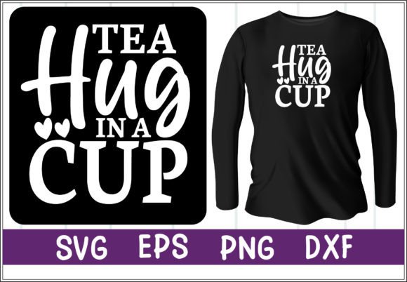 Tea Hug in a Cup SVG